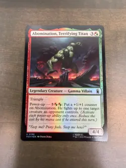 Abomination, Terrifying Titan - 0198 - Marvel Super Heroes MSH - MTG NM/M FOIL - Image 1