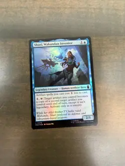 Shuri, Wakandan Inventor MTG Marvel Super Heroes 0075 Uncommon Foil NM - Image 1