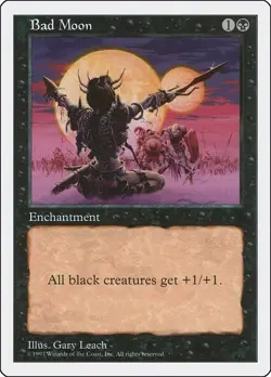 Bad Moon MTG Core Set 5th Edition Regular - Image 1