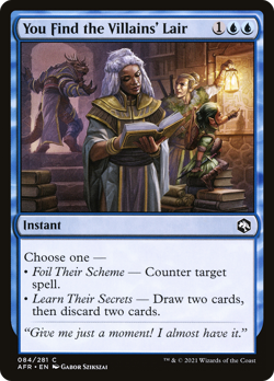 x4 You Find the Villains' Lair AFR MTG 84/281 COMMON M/NM 4x - Image 1