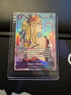Black Maria One Piece TCG Illustration Box Vol 2 Promotion Cards (OP08-074) - Image 1