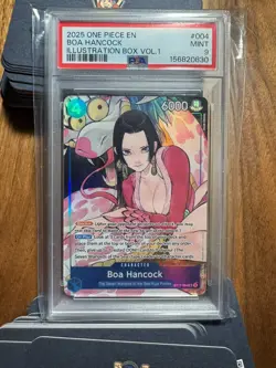 Bandai One Piece CCG Boa Hancock ST17-004 Illustration Box Vol.1 Foil PSA 9 EN - Image 1