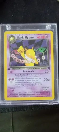 Pokemon Dark Gyarados Holo Rare TCG Card 1st Edition 8/82 Excellent Condition - Image 5