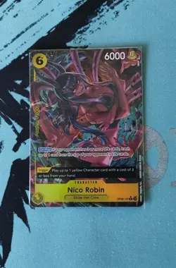 One Piece Card Game- Nico Robin Op09-107 Alt Art English Mint - Image 2