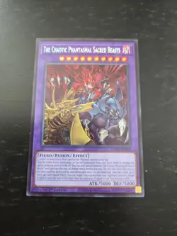Yugioh - The Chaotic Phantasmal Sacred Beasts - Secret - 1st - CORI-EN029 - NM - Image 1