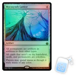 FOIL MYCOSYNTH LATTICE Battlebond Magic MTG MINT CARD - Image 1