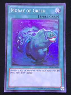 Yu-Gi-Oh! / Moray Of Greed / AP01-EN010 / Super Rare / (NM) - Image 1
