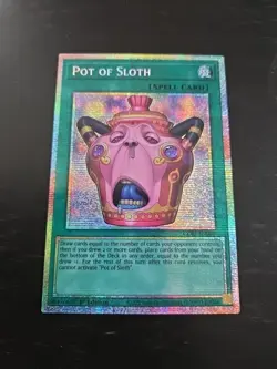 Yu-Gi-Oh! Pot of Sloth CORI-EN061 Starlight Rare 1st Ed - Image 1