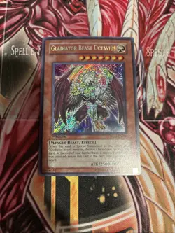 Gladiator Beast Octavius GLAS-EN000 1st Edition Secret Rare - Image 1
