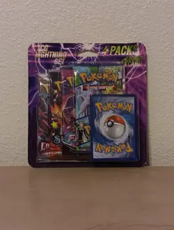 Pokemon TCG Walgreen's Lightning Set 4 Packs + 1 Bonus Card - Image 1