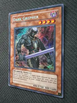 Yugioh Dark Grepher 1st Edition Secret Rare PTDN-EN000 VLP/NM - Image 4