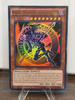 Konami Yu-Gi-Oh! Dark Magician of Chaos YGLD-ENC02 Ultra Rare Holo 1st Ed - Image 1