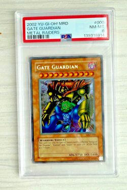 Yu-Gi-Oh! - MRD # 000 Gate Guardian - Metal Raiders - PSA 8 (NM-MT) - Image 1