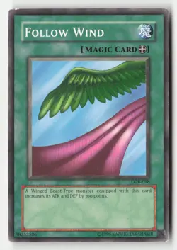 Follow Wind LOB-098 The Legend of Blue Eyes White Dragon Yu-Gi-Oh HP - Image 1