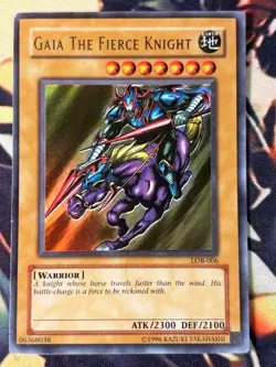 Yugioh: Gaia the Fierce Knight - LOB-006 - Ultra Rare - Unlimited - HP - Image 1