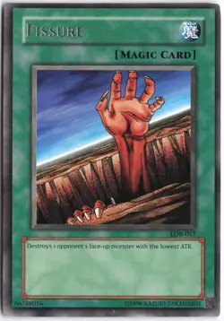 Yugioh - Fissure LOB-057 Unlimited - The Legend of Blue Eyes White Dragon - Image 1