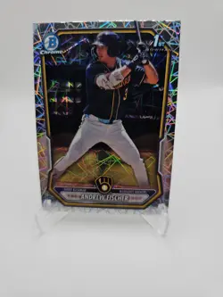 2026 Bowman 1st Chrome Laser Andrew Fischer BCP-149 Milwaukee Brewers - Image 1