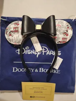 2026 Disney Parks Dooney & Bourke Minnie Main Street Ears Headband New - Image 1