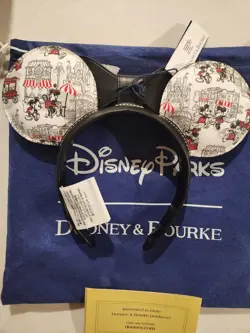 2026 Disney Parks Dooney & Bourke Minnie Main Street Ears Headband New - Image 2