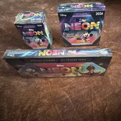 Topps Neon Disney 2026 Sealed Box Lot 1X HOBBY, 1X MEGA, 1X BLASTER - Image 2