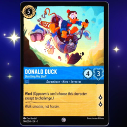 Donald Duck Strutting His Stuff - Disney Lorcana TCG The First Chapter #144/204 - Image 1