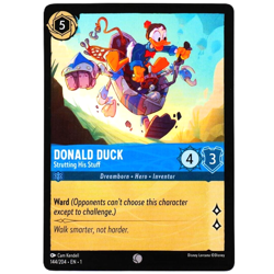 Donald Duck Strutting His Stuff - Disney Lorcana TCG The First Chapter #144/204 - Image 2