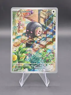 Pokemon Lechonk TCG Card 209/197 Illustration Rare, Obsidian Flames - Image 1