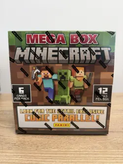 Panini Minecraft Mega Box – Official Trading Cards, 72 Cards per Box sealed - Image 1