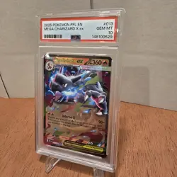 PSA 10 Charizard X Ex #013 Phantasmal Flames Pokemon card - Image 2