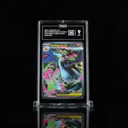 2025 Pokemon Phantasmal Flames MEGA CHARIZARD X ex Ultra Rare card 109/94 TAG 9 - Image 1