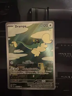 Pokemon TCG Drampa Full Art Holo Card 184/162 Temporal Forces Illustration Rare - Image 1