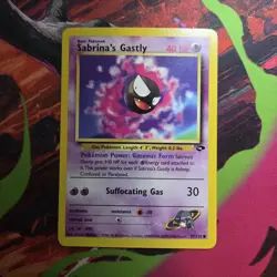 Sabrina's Gastly 97/132 Pokemon Card Gym Heroes - Image 1