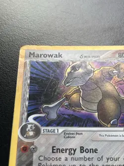 Marowak 10/113 EX Delta Species Rare Holo 2005 Pokemon Card DMG HP - Image 2