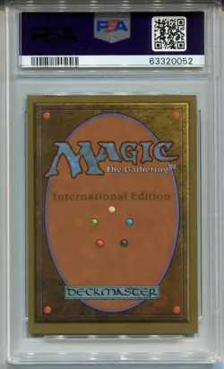MTG Magic The Gathering International Edition Card Pearled Unicorn PSA 9 - Image 2