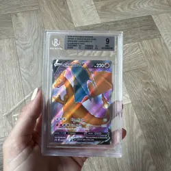 Pokemon Card Charizard V SWSH050 Promo Champions Path - Beckett BGS 9 MINT - Image 2