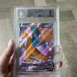 Pokemon Card Charizard V SWSH050 Promo Champions Path - Beckett BGS 9 MINT - Image 3