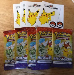 2023 Pokemon Match Battle McDonald's Promo Sealed Booster Card Lot Of 5 Pokemon - Image 1