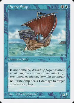 Pirate Ship - Non-Foil - Fifth Edition - 109 | MTG Card - Image 1