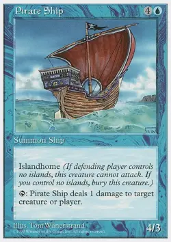 Pirate Ship - Non-Foil - Fifth Edition - 109 | MTG Card - Image 3