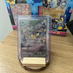 Pokemon Pikachu TCG Illustration Rare Card 2023 Scarlet & Violet 151 - Image 1