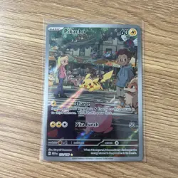 Pokemon Pikachu TCG Illustration Rare Card 2023 Scarlet & Violet 151 - Image 3