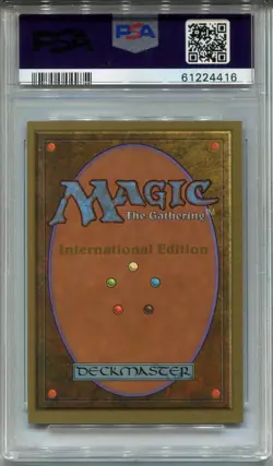 MTG Magic The Gathering International Edition Card Grizzly Bears PSA 9 - Image 2