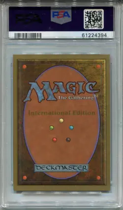 MTG Magic The Gathering International Edition Card Plains PSA 4 - Image 2