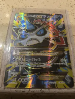 Pokemon M Glalie EX Full Art Ultra Rare Holo 156/162 Breakthrough Card - Image 1