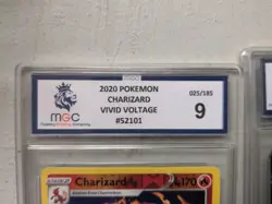 POKEMON CHARIZARD GRADED CARDS JOBLOT BUNDLE, x4 GENUINE CARDS, FREE POSTAGE. - Image 3