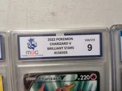 POKEMON CHARIZARD GRADED CARDS JOBLOT BUNDLE, x4 GENUINE CARDS, FREE POSTAGE. - Image 5