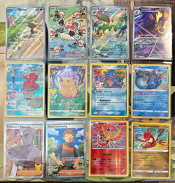 12 Card Lot of Pokemon Cards Illustration Rares, Double Rares, Trainer Gallery + - Image 1