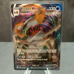 Kingler VMAX 029/172 Ultra Rare SWSH Brilliant Stars Pokemon TCG Card NM - Image 1