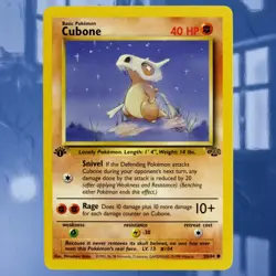1st Edition Cubone #50/64 Jungle Set Non-Holo Pokemon Card ☆Near-Mint See Photo² - Image 1
