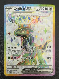 Cyclizar ex - 228/191 - Full Art Secret Rare Surging Sparks - Pokemon Card - NM - Image 1